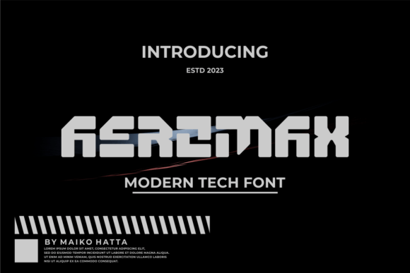 Aeromax Font: Bold, Modern Display Type for Real Business Branding