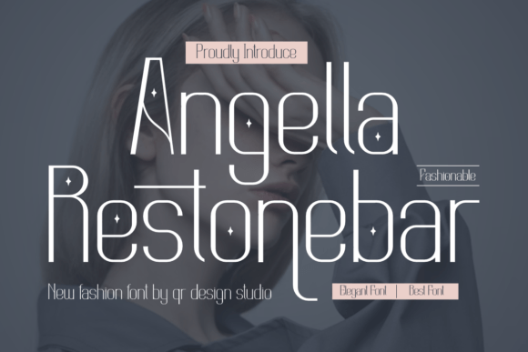 Angella Restonebar: A Display Font with Quiet Confidence