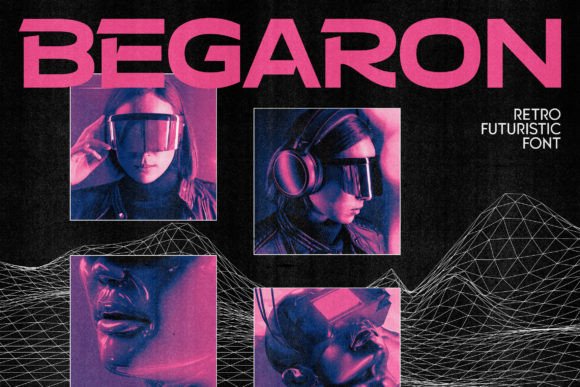 Begaron: A Futuristic Display Font That Elevates Real Small Business Branding