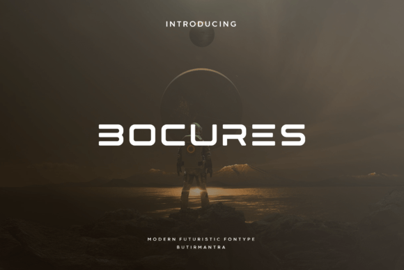 Bocures: A Modern Display Font for Stronger Brand Identity