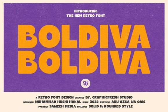 Boldiva: A Bold Display Font That Elevates Digital Branding