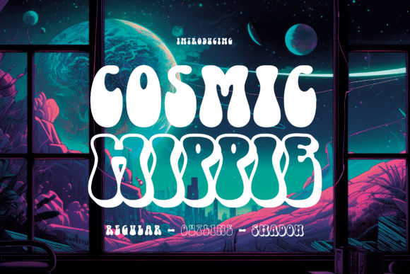Cosmic Hippie: A Display Font That Feels Like Sunlight on Paper