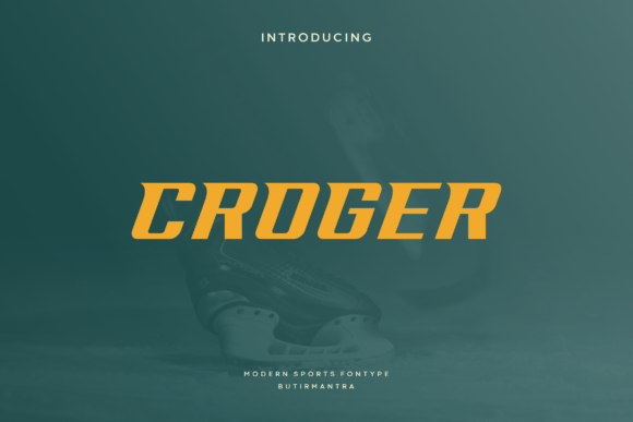 Croger Display Font for Bold Handmade Designs