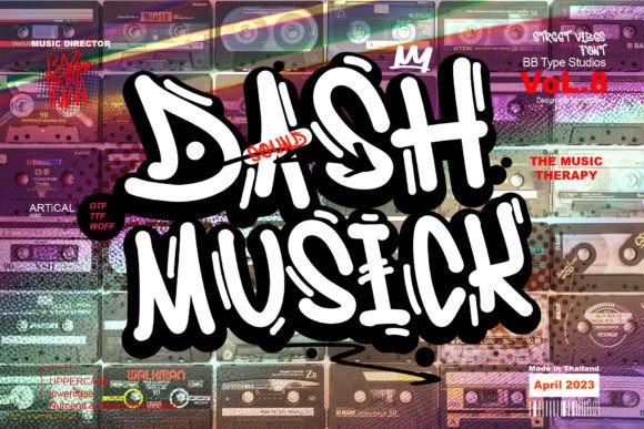 Dash Musick: A Bold Display Font That Makes Your Brand Stick