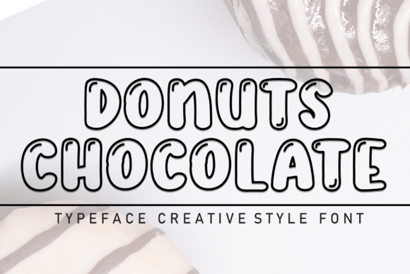 Donuts Chocolate: A Friendly Handwritten Display Font for Web Design