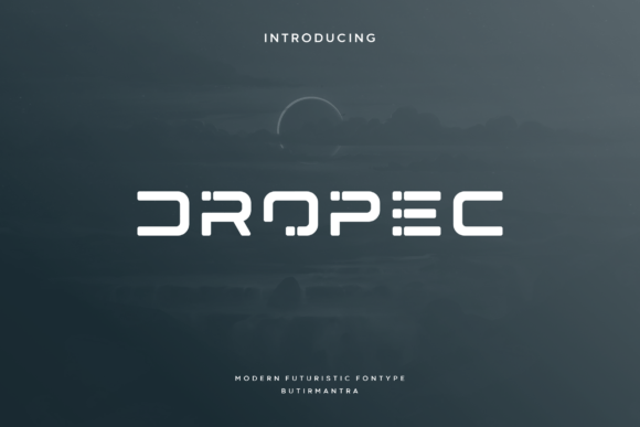 Dropec: A Display Font That Feels Like a Design Shortcut
