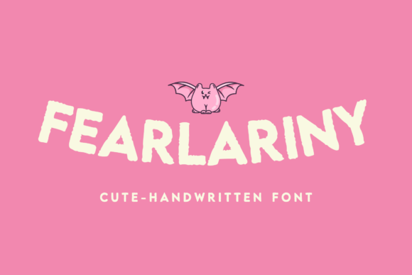 Fearlariny: A Handwritten Display Font That Feels Like a Smile
