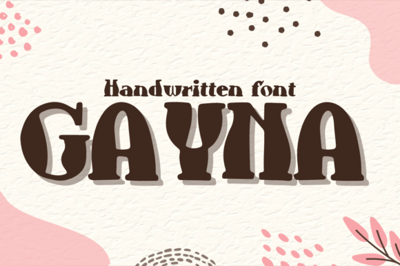 Gayna: A Playful Display Font That Brings Warmth to Real Branding Work