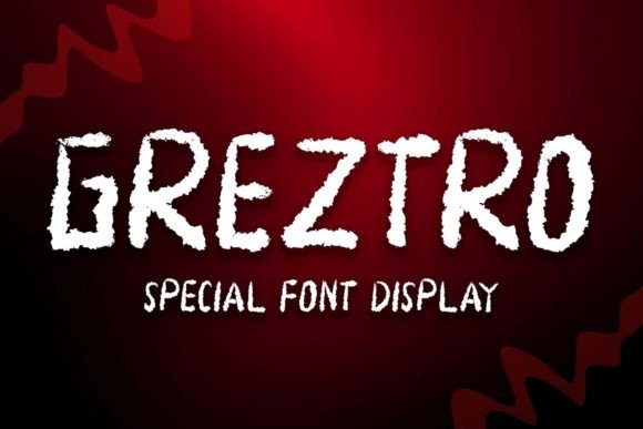 Greztro: A Handwritten Display Font That Makes Your Campaign Stand Out