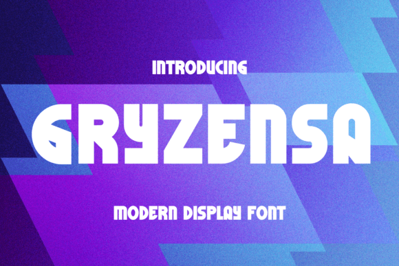 Gryzensa: A Display Font That Elevates Your Brand Identity