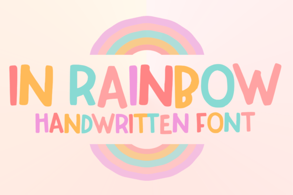 In Rainbow: A Playful Display Font for Digital Branding