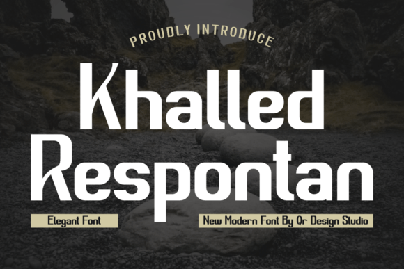 Khalled Respontan: A Bold, Human Display Font