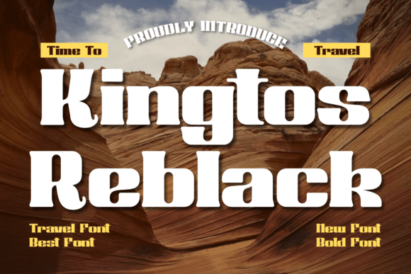 Kingtos Reblack: A Bold, Unapologetic Display Font