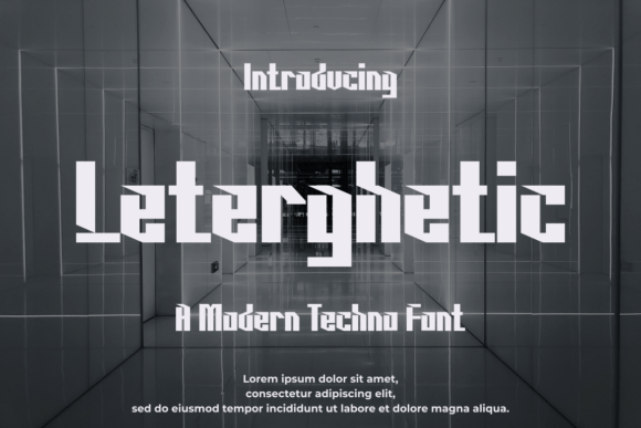 Leterghetic: A Bold Display Font That Makes Your Brand Instantly Memorable