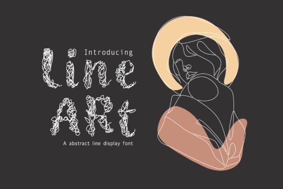 Line Art: A Display Font That Turns Letters Into Living Lines