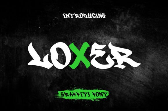 Loxer: A Graffiti Display Font That Cuts Through the Feed