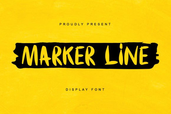 Marker Line: A Display Font That Makes Your Headlines Pop
