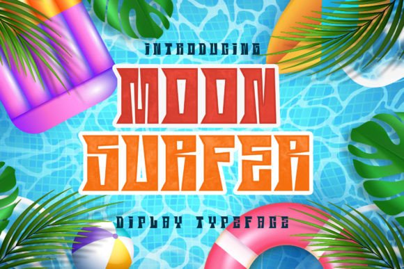 Moon Surfer: A Playful Display Font for Digital Branding