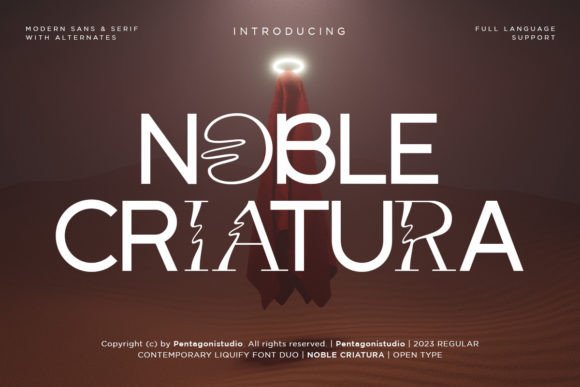 Noble Criatura: A Display Font That Makes Your Marketing Stand Out