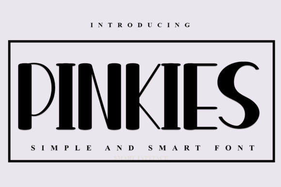 Pinkies: A Chic Display Font for Modern Web Design