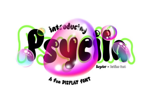 Psycila: A Vibrant Display Font for Bold Digital Branding