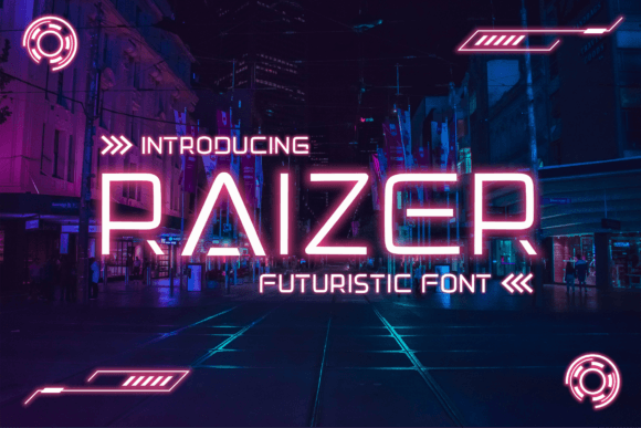 Raizer: A Bold, Futuristic Display Font for Makers