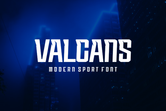 Valcans: A Bold Display Font for Editorial Impact