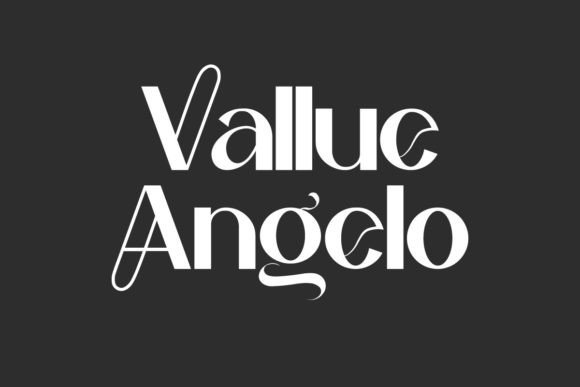 Vallue Angelo: A Display Font That Bridges Eras