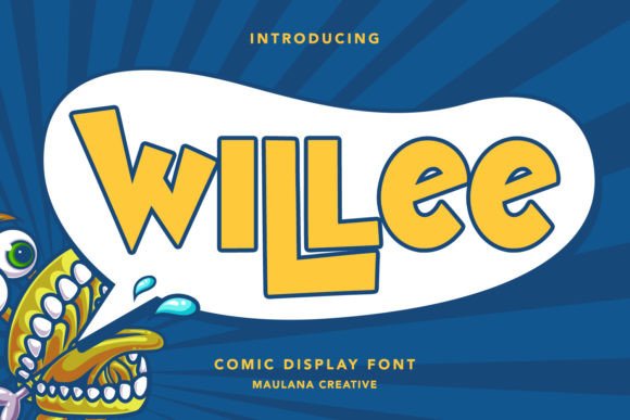 Willee: A Playful Display Font That Pops on Digital Screens