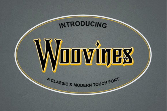 Woovines: A Display Font That Makes Your Headlines Instantly Recognizable