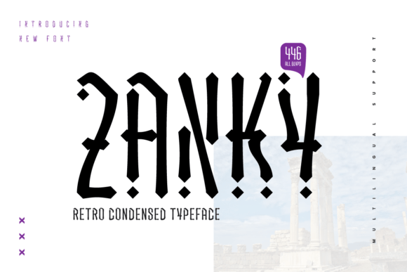 Zanky: A Playful Display Font for Bold Digital Branding